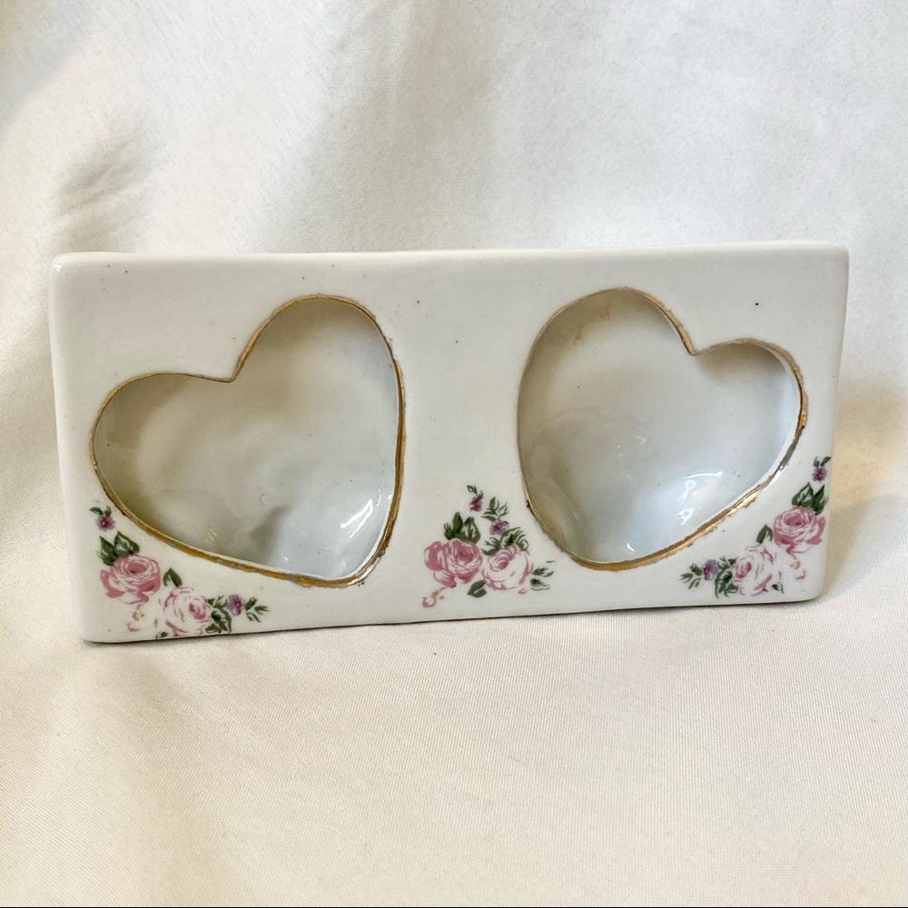 🧸Vintage Heart Shaped Double Frame🧸